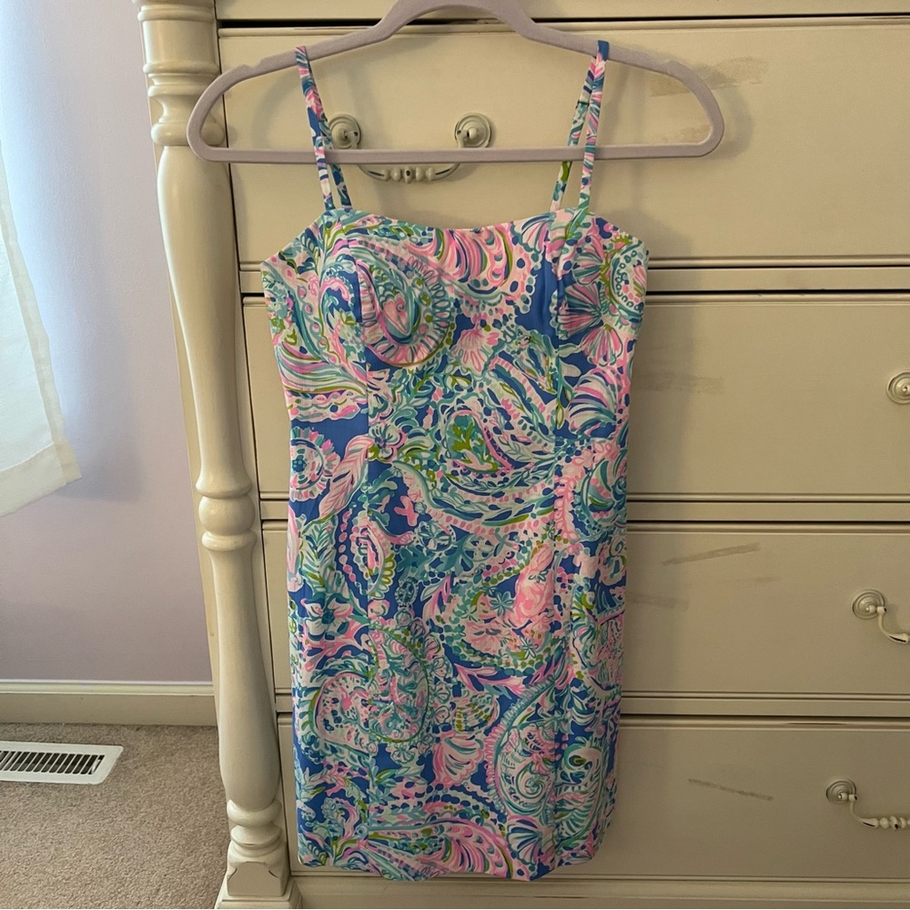 NWT Lilly Pulitzer Shelli Stretch Dress 00